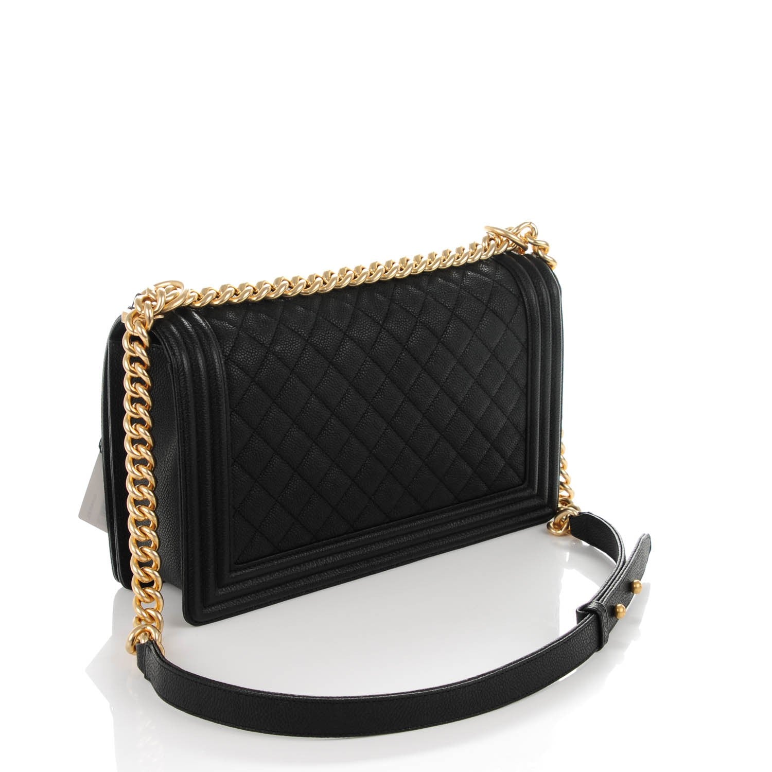 Chanel Caviar Quilted New Medium Boy Flap Black 3 of 7