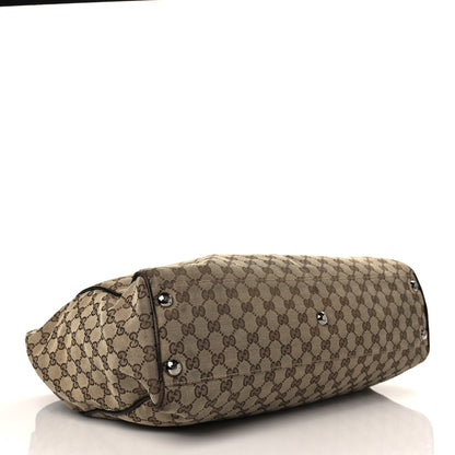 Gucci Soft GG Supreme Monogram Tote Dark Brown 4 of 9
