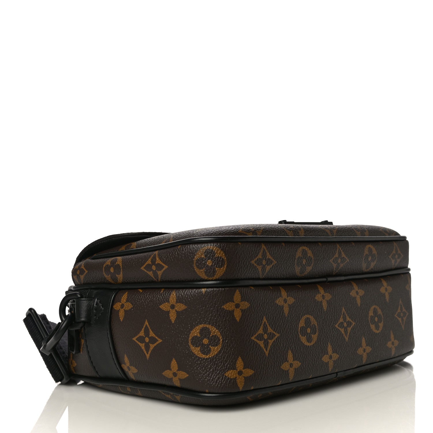 Louis Vuitton Monogram Macassar S Lock Messenger 4 of 9