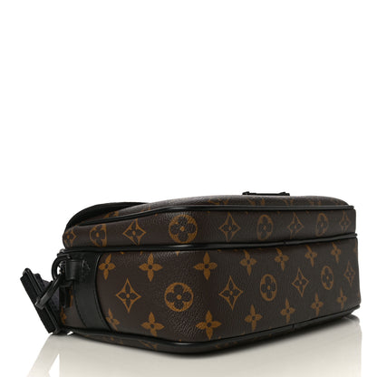 Louis Vuitton Monogram Macassar S Lock Messenger 4 of 9