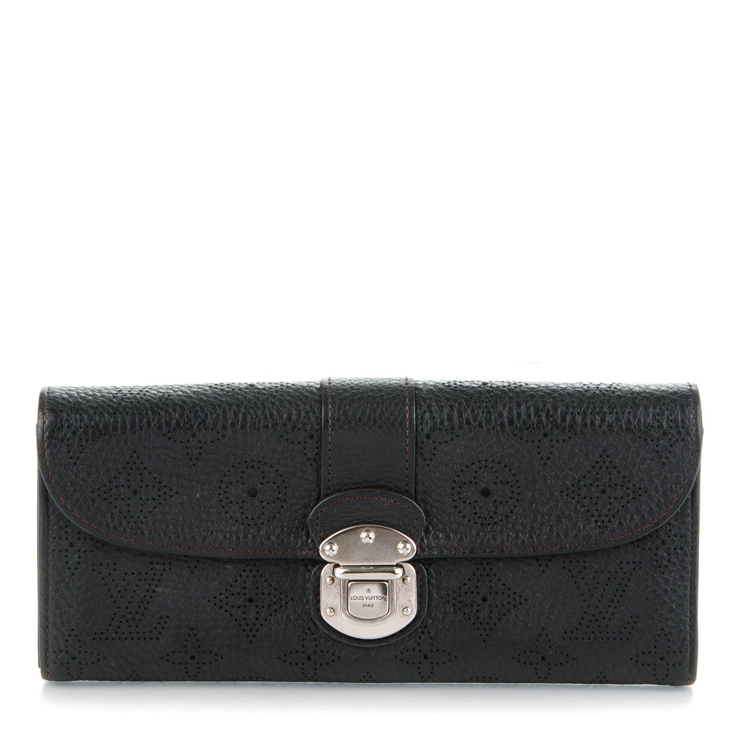 Louis Vuitton Mahina Amelia Clutch Wallet Black 1 of 7