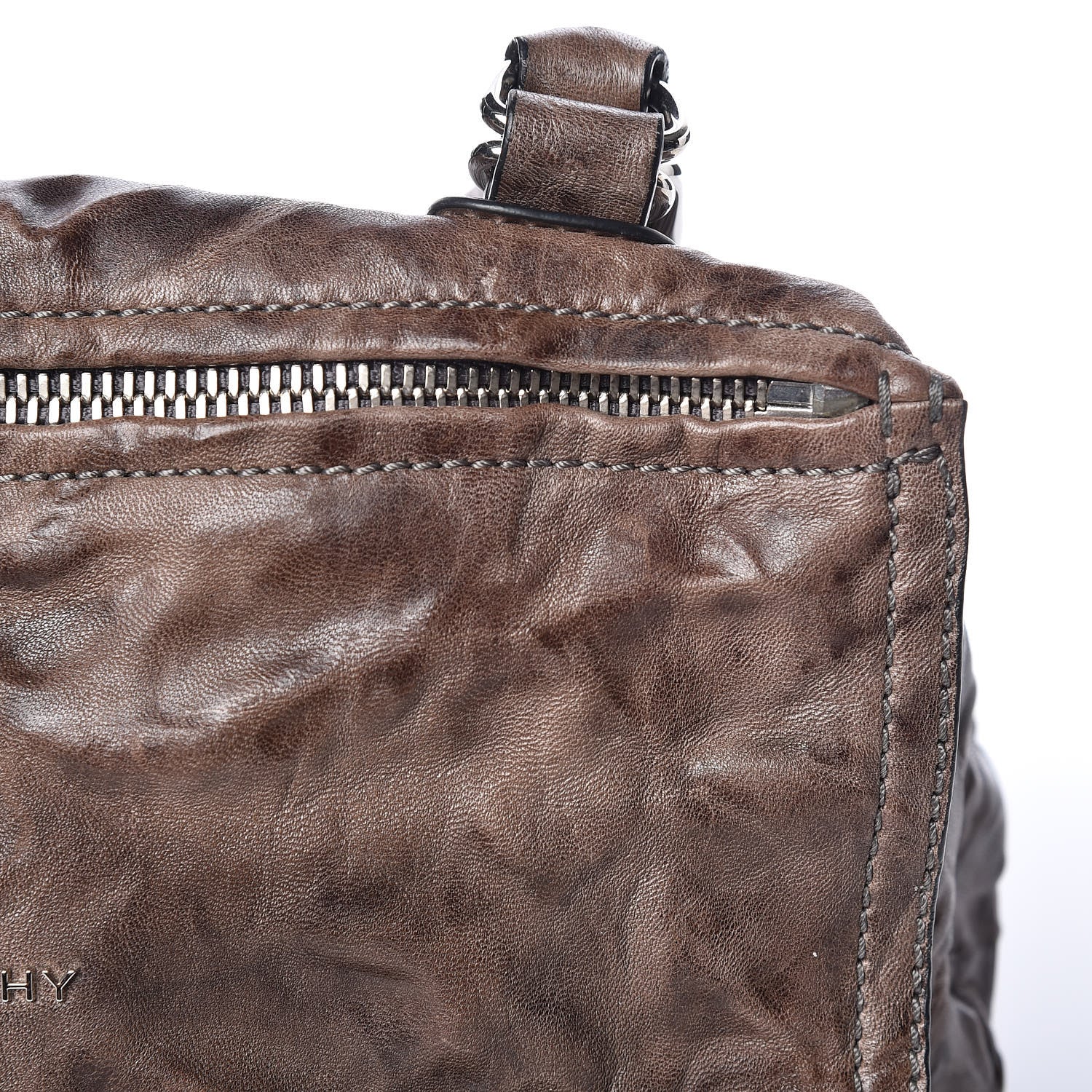Givenchy Tumbled Sheepskin Small Pandora Charcoal 16 of 16