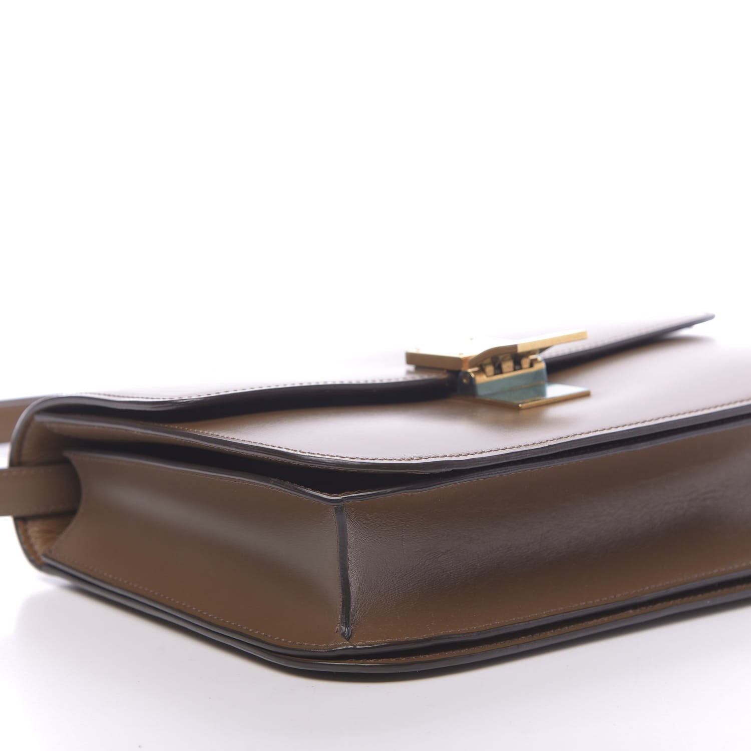 Celine Box Calfskin Medium Classic Box Flap Bag Camel 9 of 10