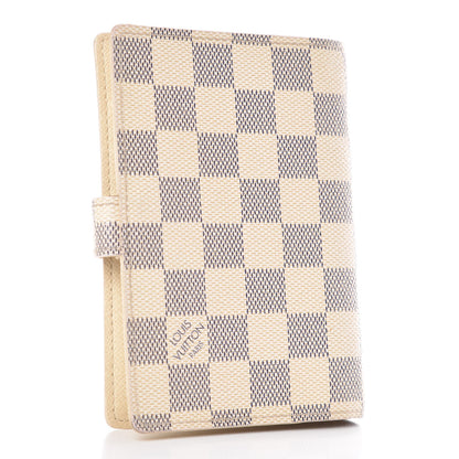 Louis Vuitton Damier Azur Small Ring Agenda Cover 3 of 12