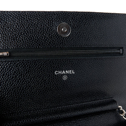 Chanel Caviar Quilted Wallet on Chain WOC Black 6 of 11
