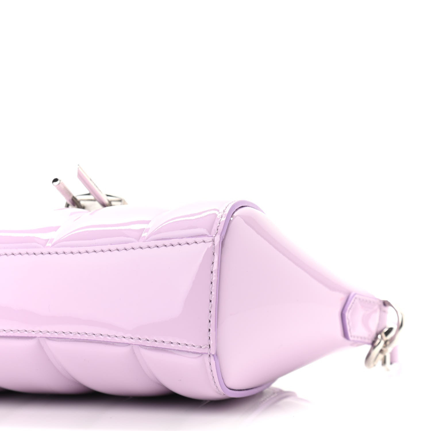 Givenchy Patent Calfskin Mini Lock Antigona Shoulder Bag Lilac 9 of 9