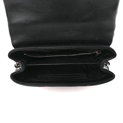 Saint Laurent Calfskin Y Quilted Monogram Toy Loulou Crossbody Bag Black 5 of 12