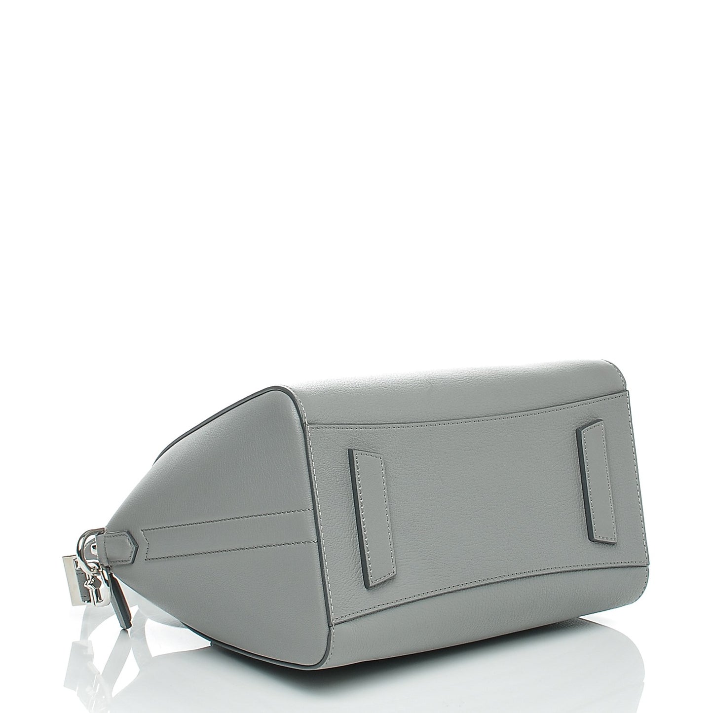 Sugar Goatskin Small Antigona Pearl Grey