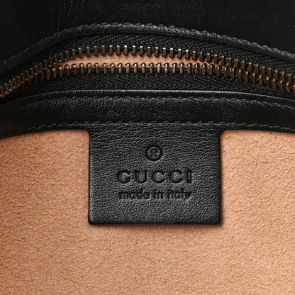 Gucci Calfskin Matelasse Small GG Marmont Shoulder Bag Black 6 of 10
