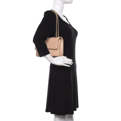 Chanel Caviar Quilted Medium Double Flap Beige Clair 2 of 11