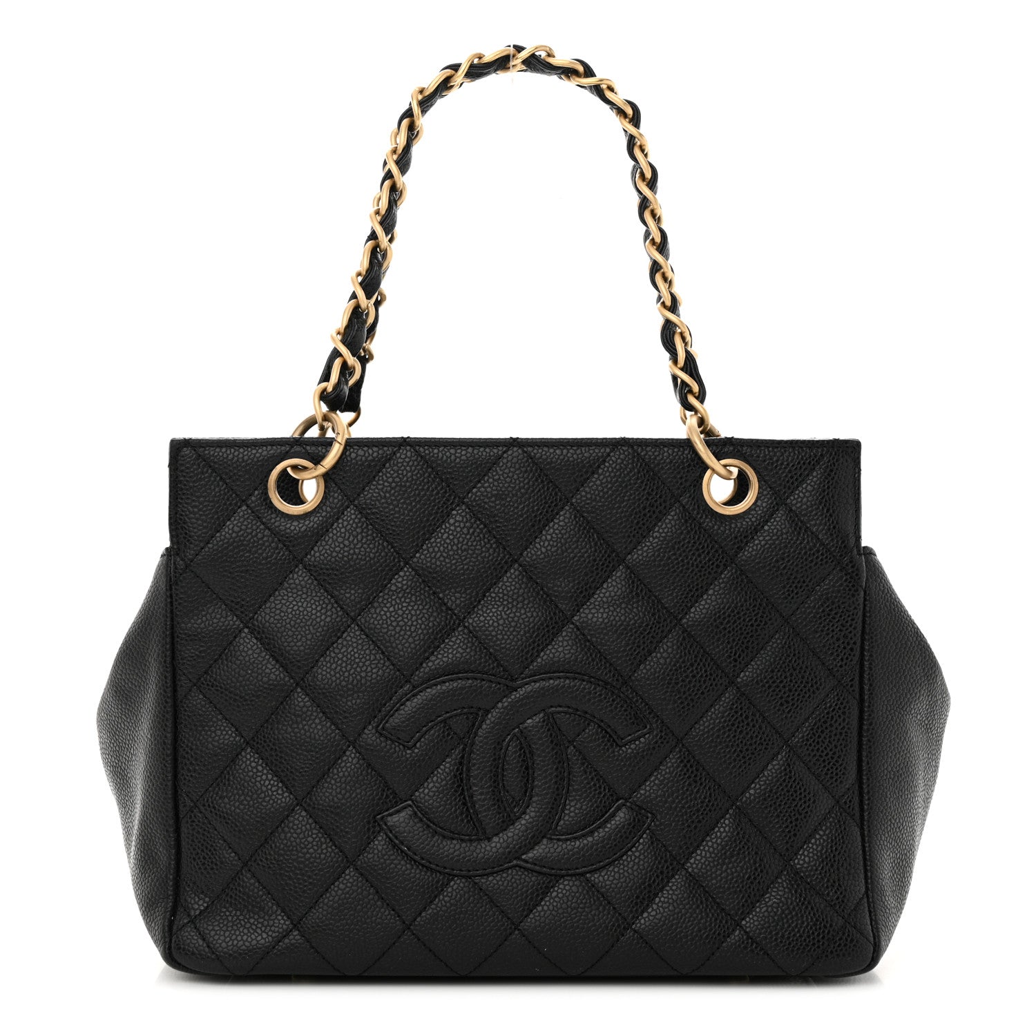Chanel Caviar Quilted Petit Timeless Tote PTT Black 1 of 15
