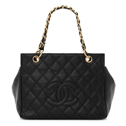 Chanel Caviar Quilted Petit Timeless Tote PTT Black 1 of 15