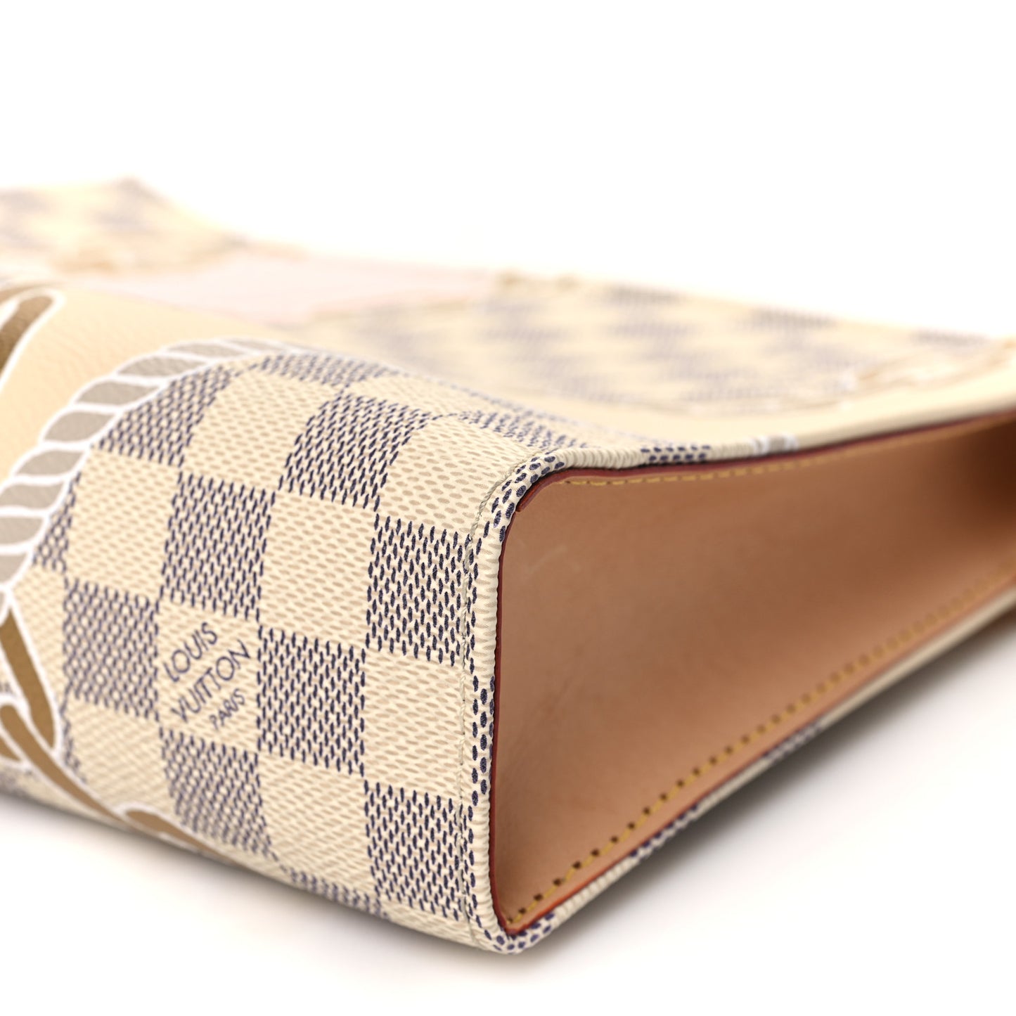 Damier Azur Nautical Toiletry Pouch On Chain