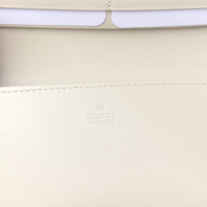 Gucci Boarded Plutone Calfskin Horsebit 1955 Wallet On Chain Mystic White 5 of 10