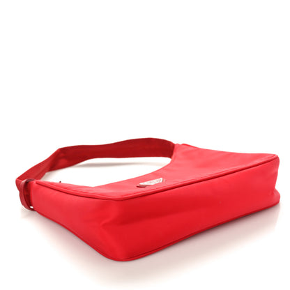 Prada Tessuto Nylon Mini Re-Edition 2000 Bag Rosso 4 of 10