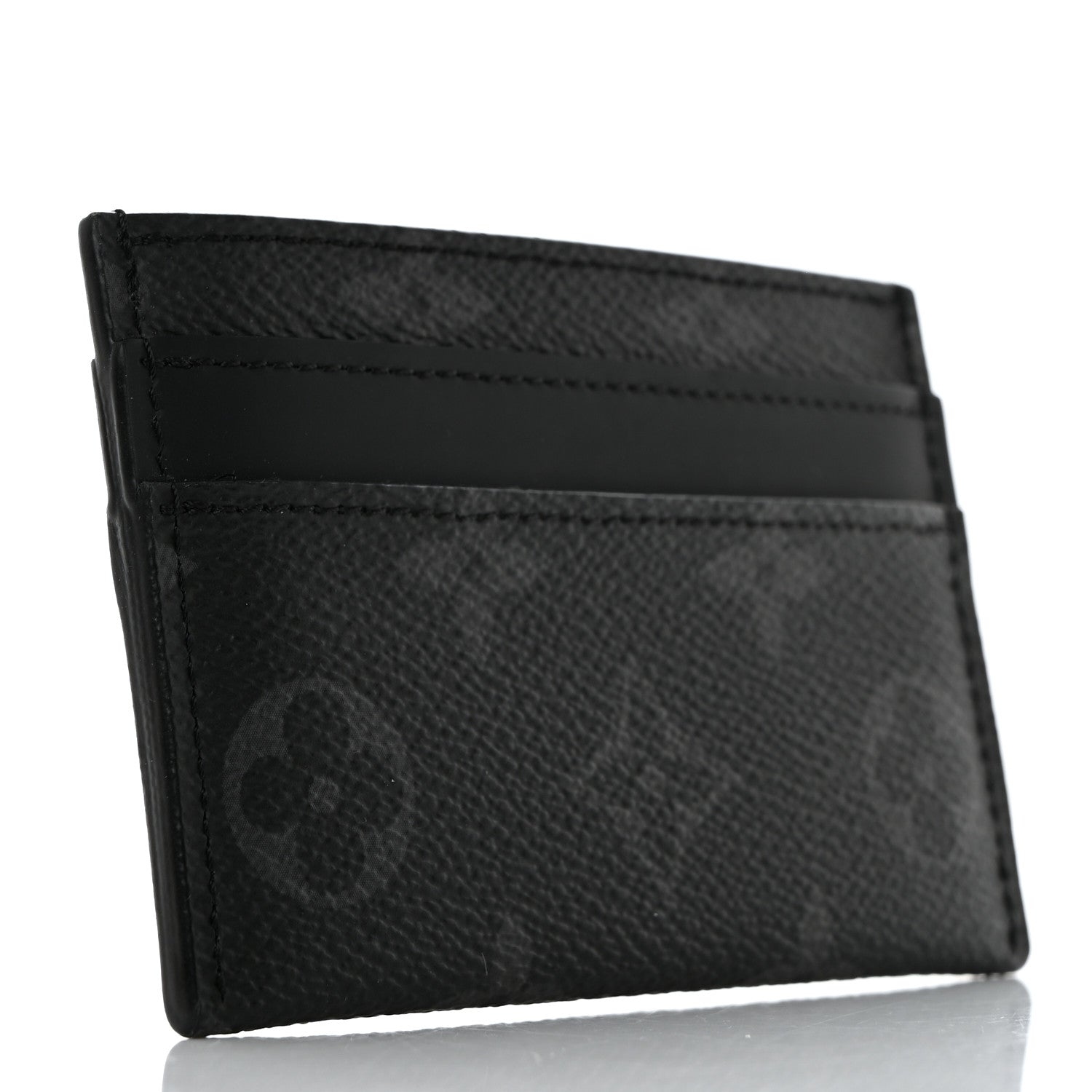 Louis Vuitton Monogram Eclipse Porte-Cartes Double Card Holder 3 of 8