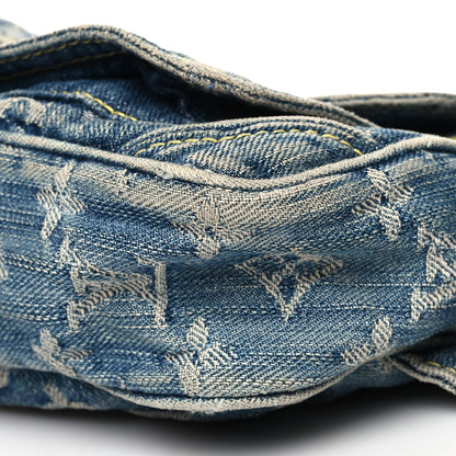Louis Vuitton Monogram Denim Bum Bag Blue 9 of 15