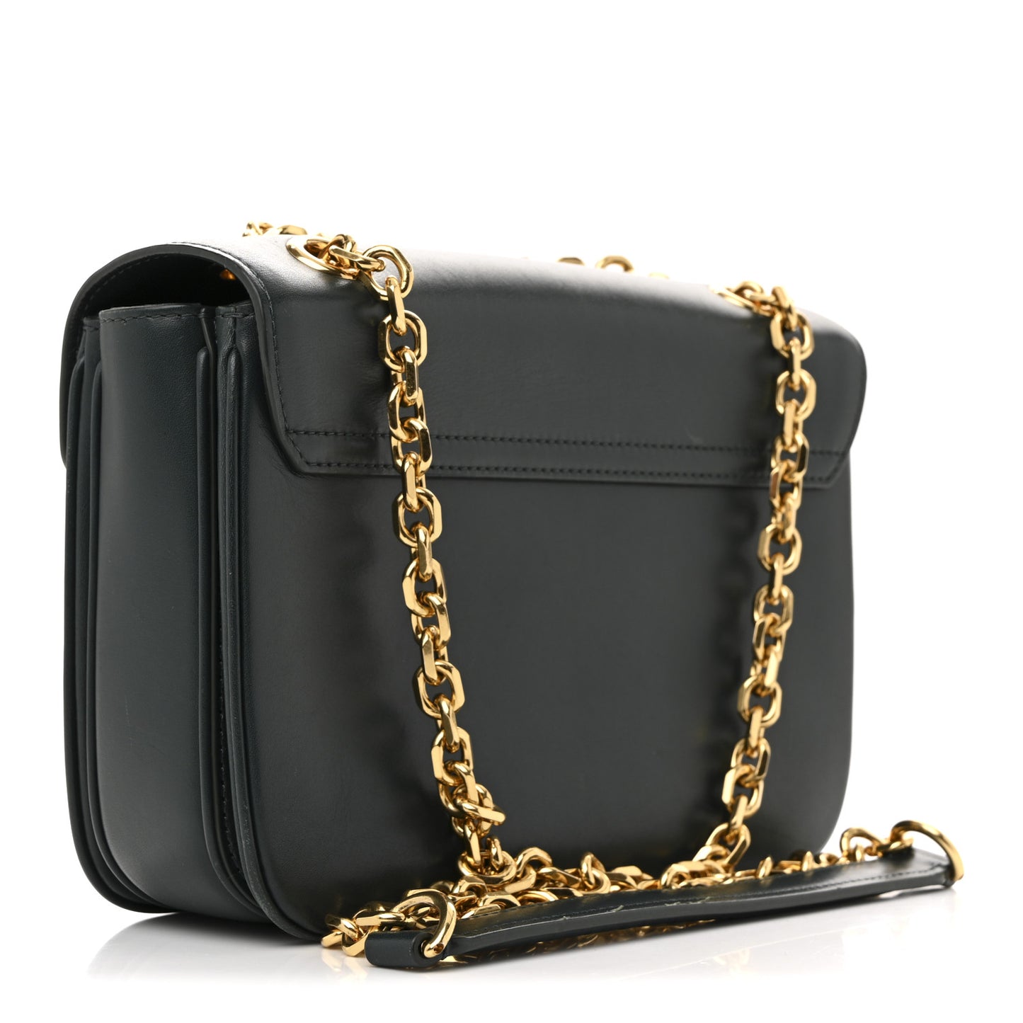 Shiny Calfskin Medium C Bag Amazone