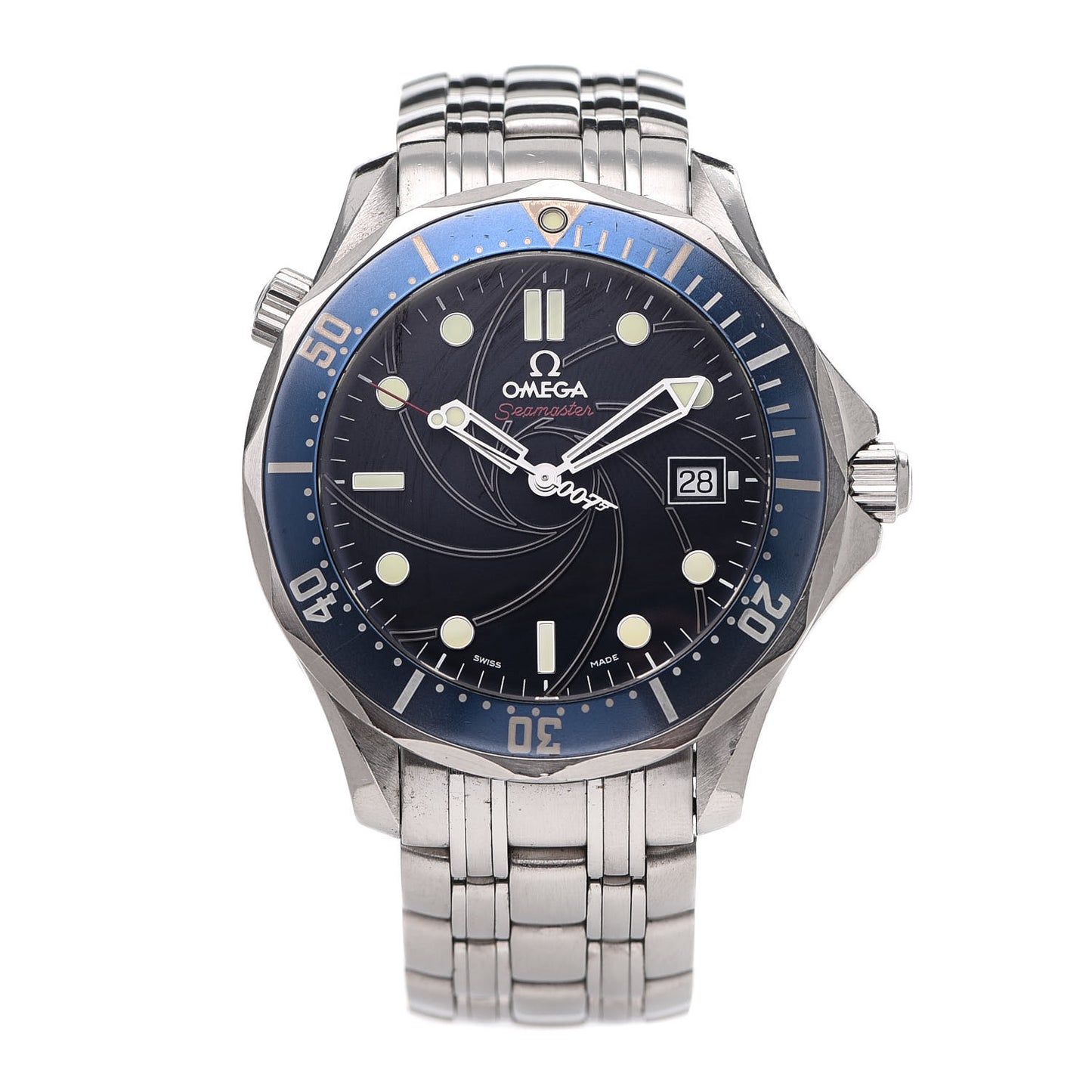 Stainless Steel 41mm Seamaster 300M James Bond 007 Automatic Watch Blue 2226.80.00