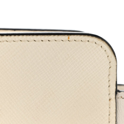 Prada Saffiano Soft Calfskin Front Pocket Zippered Tote White 19 of 20