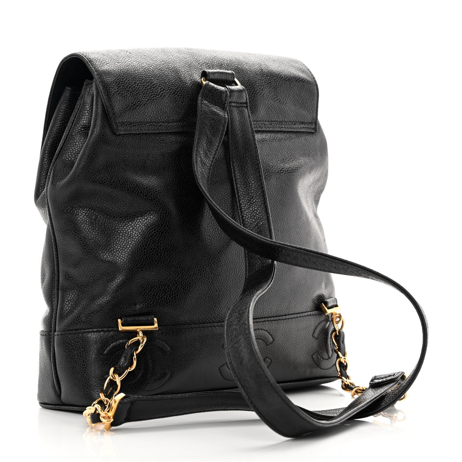 Chanel Caviar CC Backpack Black 3 of 21