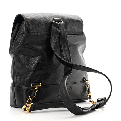 Chanel Caviar CC Backpack Black 3 of 21