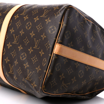 Louis Vuitton Monogram Keepall Bandouliere 50 9 of 20