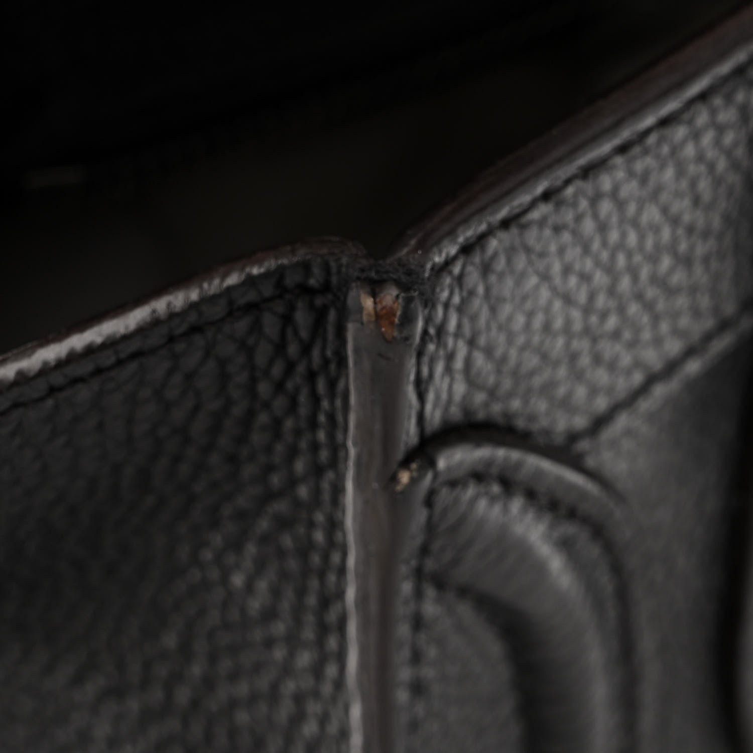 Celine Drummed Calfskin Nano Luggage Black 9 of 16