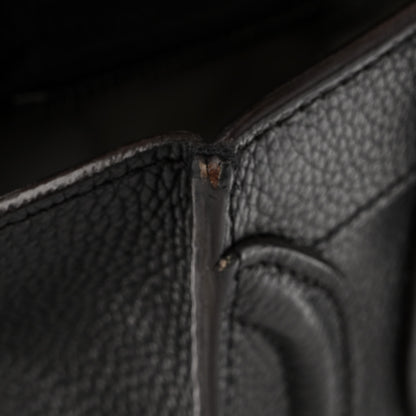 Celine Drummed Calfskin Nano Luggage Black 9 of 16