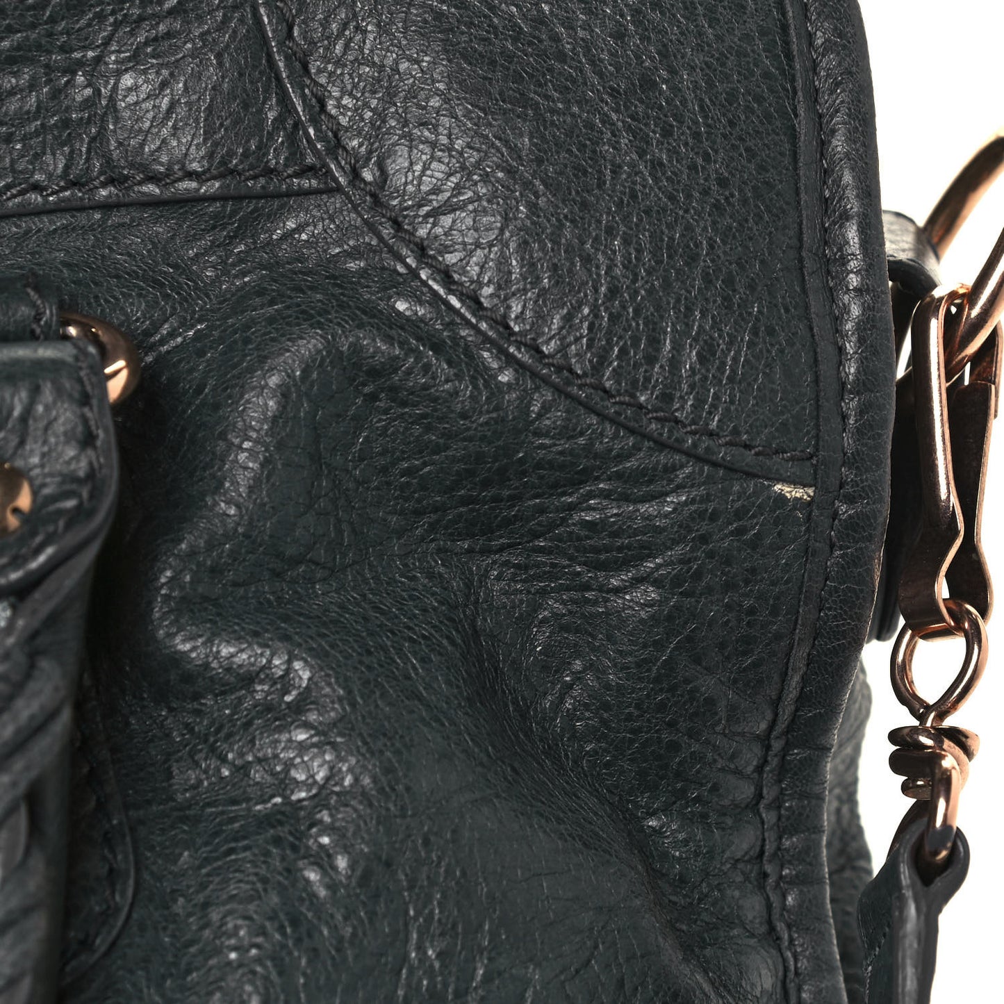 Agneau Giant 12 Rose Gold Hardware City Anthracite