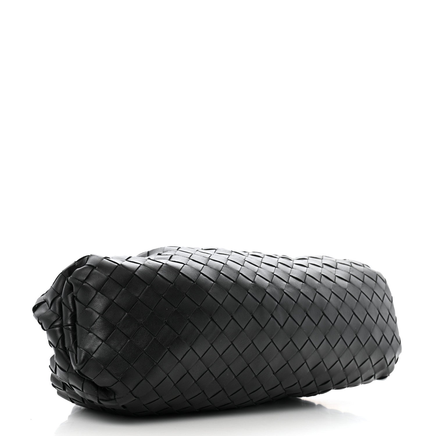 Bottega Veneta Nappa Maxi Intreccio The Pouch Oversized Clutch Black 4 of 11