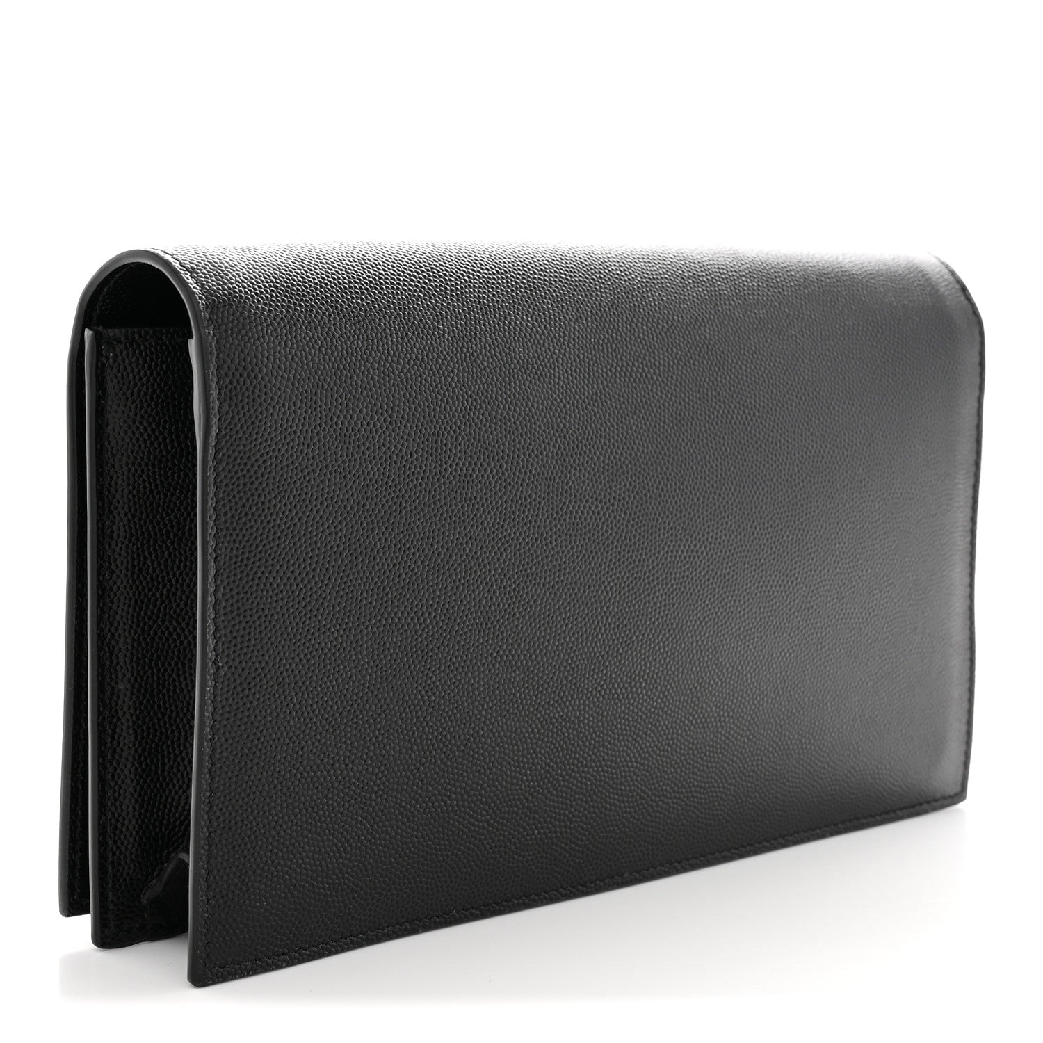 Saint Laurent Grain De Poudre Classic Monogram Kate Clutch Black 3 of 7