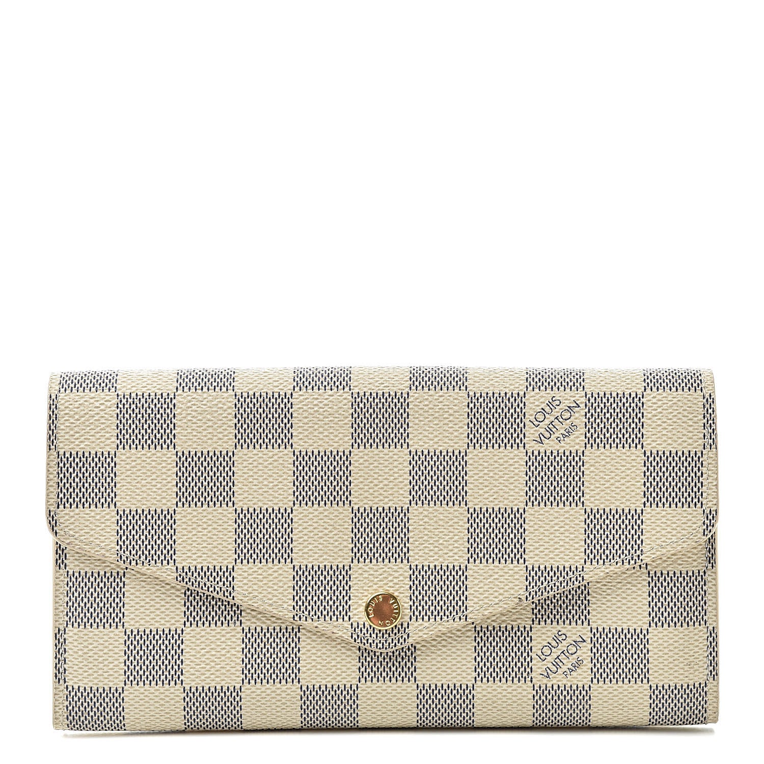 Louis Vuitton Damier Azur Sarah Wallet NM 1 of 9