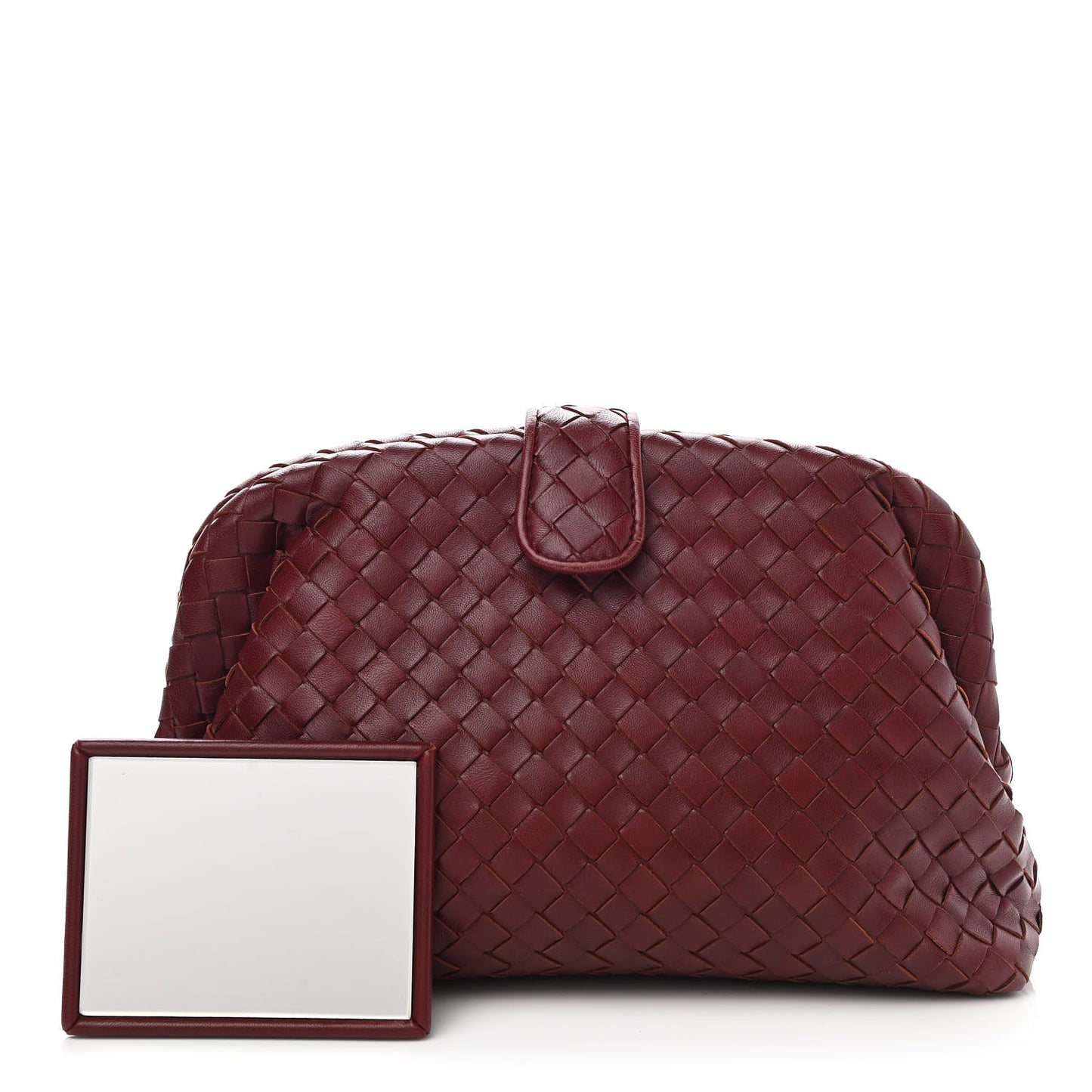 Nappa Intrecciato The Lauren 1980 Clutch Gigolo Red