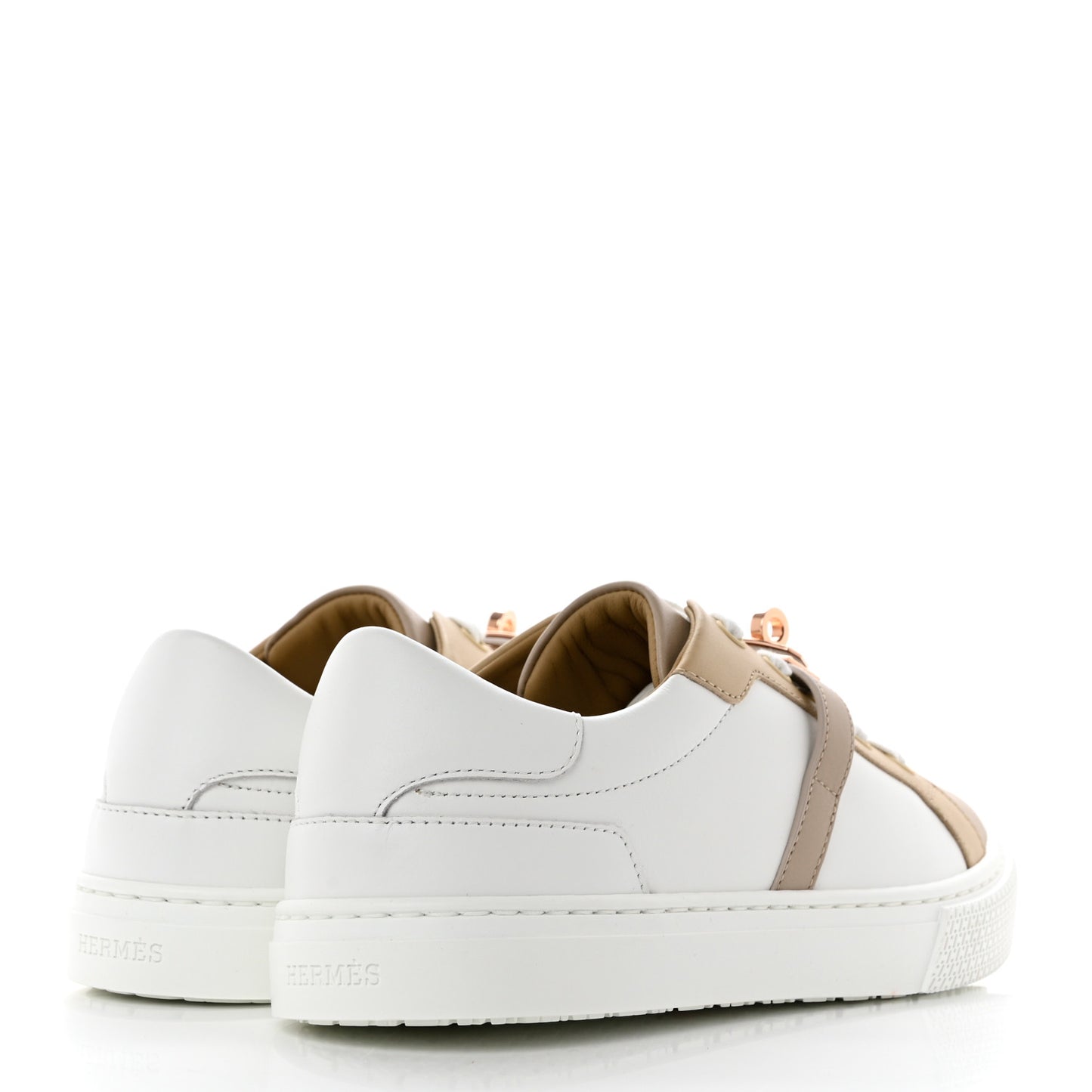 Calfskin Day Sneakers 36 Multicolor White