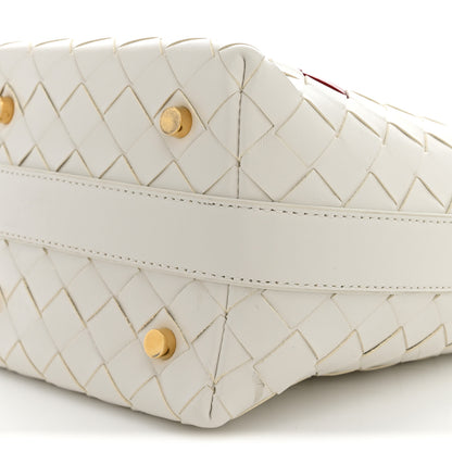 Bottega Veneta Nappa Intrecciato Heart Candy Wallace White 10 of 11