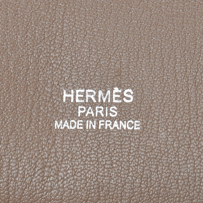 Hermes Taurillon Clemence Jypsiere 34 Etoupe 6 of 11