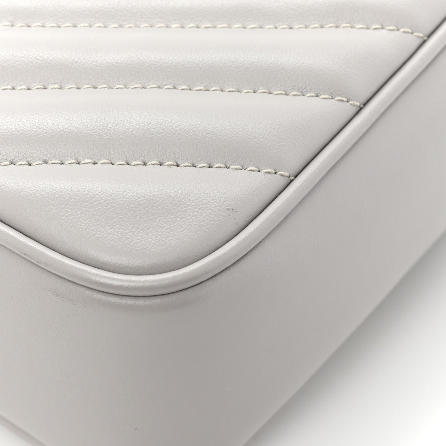 Calfskin Matelasse Monogram Lou Camera Bag Granite