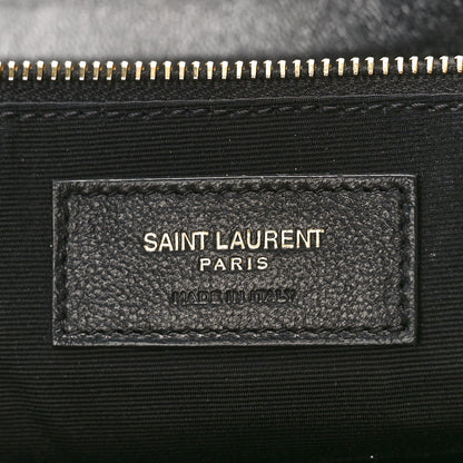 Saint Laurent Lambskin Quilted Maxi Icare Shopping Tote Black 7 of 9