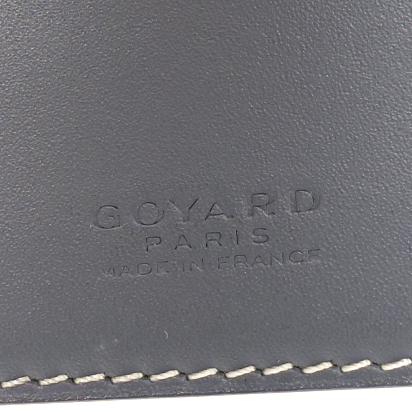 Goyardine Passport Wallet Grey
