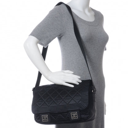 Chanel Nylon Ski Messenger Bag Black 2 of 8