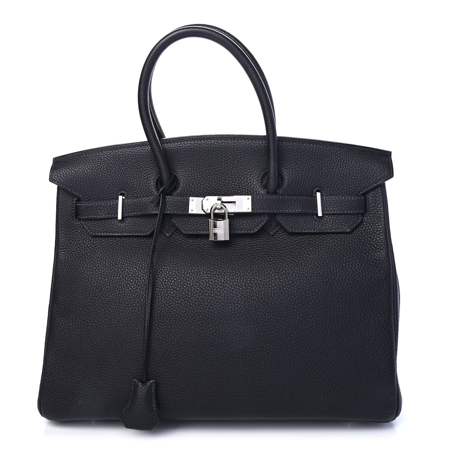 Taurillon Clemence Birkin 35 Bleu Indigo