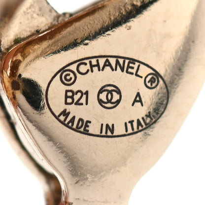 Chanel Crystal CC Chain Bracelet Gold Silver 4 of 5