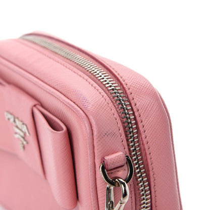 Prada Saffiano Fiocco Bow Camera Crossbody Bag Petalo 8 of 12