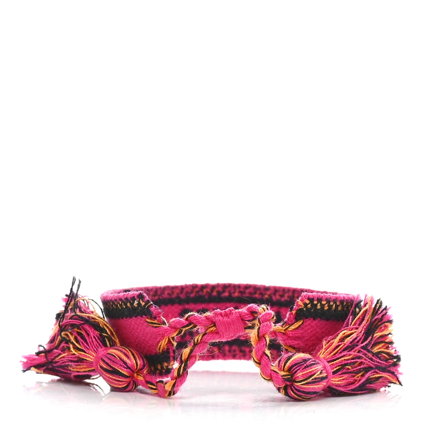 Christian Dior Woven Cotton J'Adior Friendship Bracelet Pink Multicolor 3 of 3