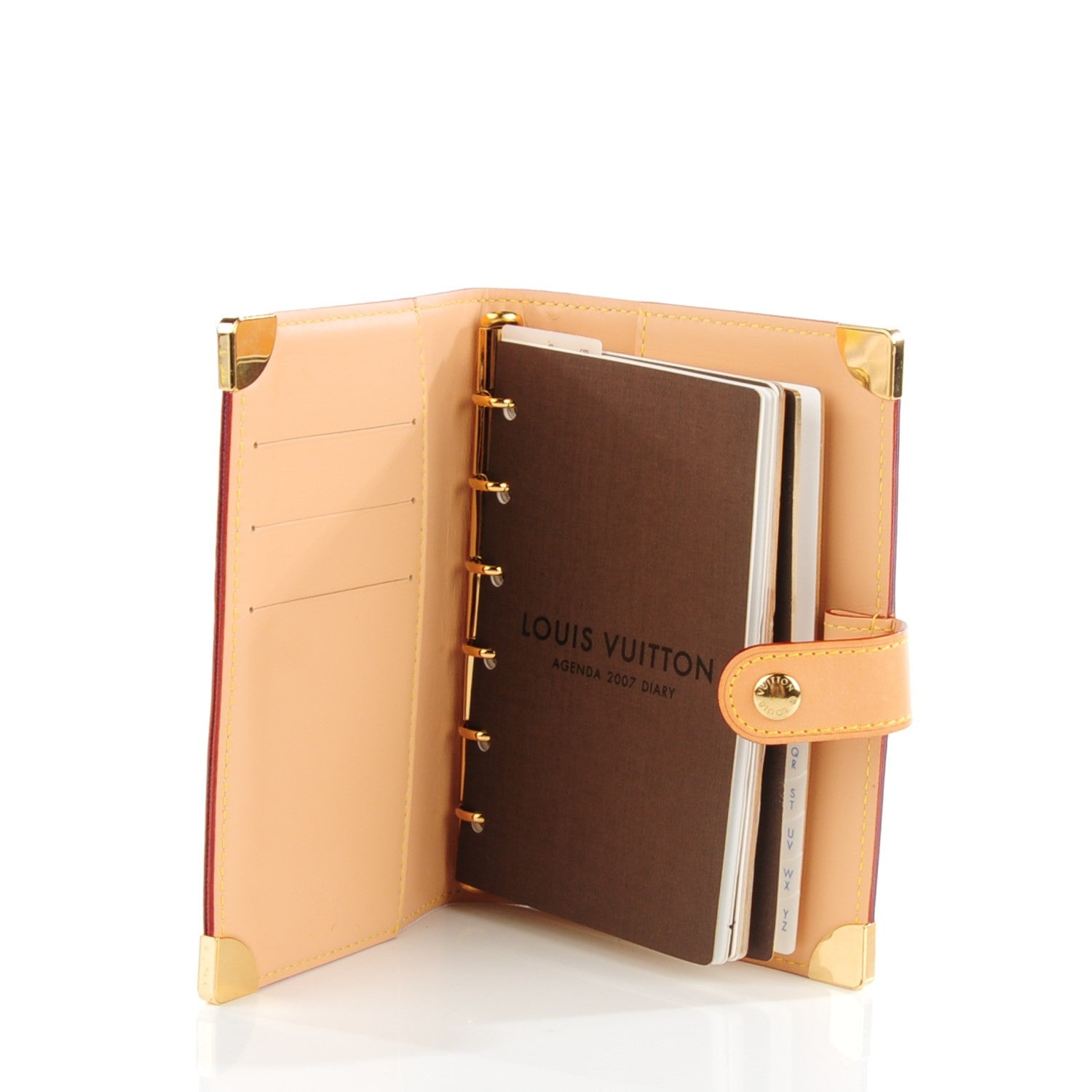 Louis Vuitton Monogram Multicolor Small Ring Agenda Cover Black 4 of 8