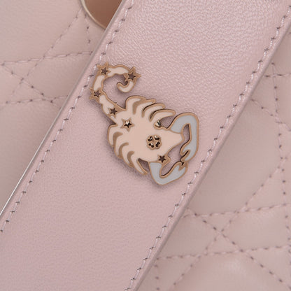 Christian Dior Lambskin Cannage Small Lucky Badges My Lady Dior Pink 10 of 11