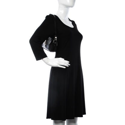 Louis Vuitton Epi Montaigne Clutch Black 3 of 8