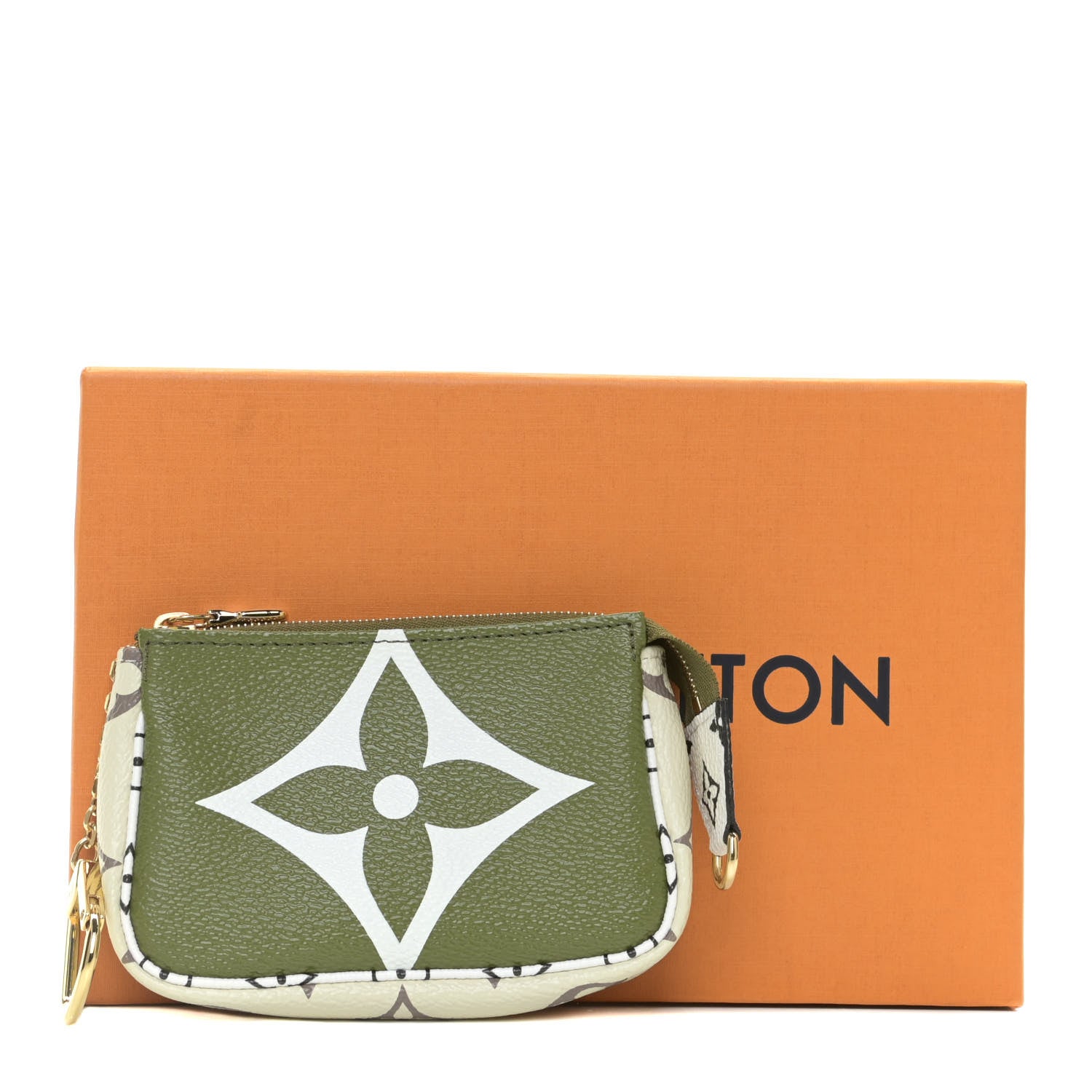 Louis Vuitton Monogram Giant Micro Pochette Accessories Kaki White 9 of 9