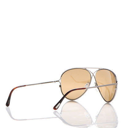Tom Ford Peter Aviator Sunglasses TF142 Silver 4 of 7